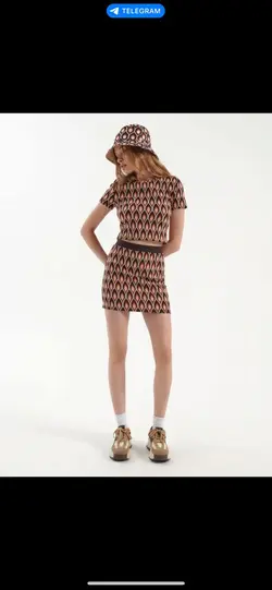 ست بلوز و دامن ترک کد 327