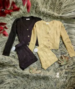 ست ژاکت و شلوارک ترک کد 361