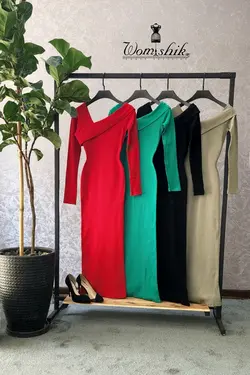 پیراهن ماکسی یقه برگردان کد 435