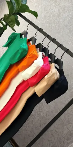 پیراهن آستین کوتاه پفی کد 437