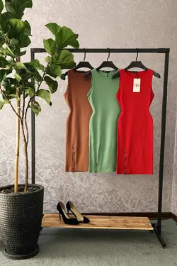 پیراهن زیپ دار ZARA کد 425