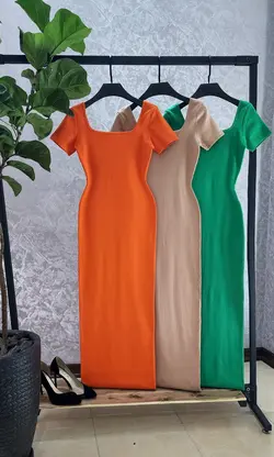 پیراهن یقه خشتی کد 411