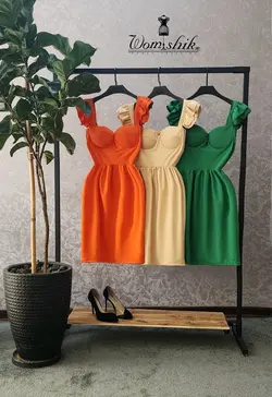 پیراهن عروسکی کاپ دار کد 454