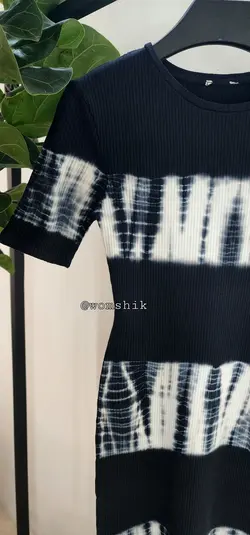 پیراهن طرح سنگچین ترک کد 391