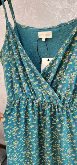 پیراهن پنبه ای گلدار کد 419