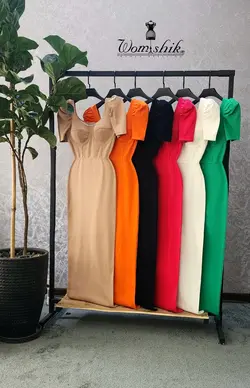 پیراهن پفی کاپ دار کد 439