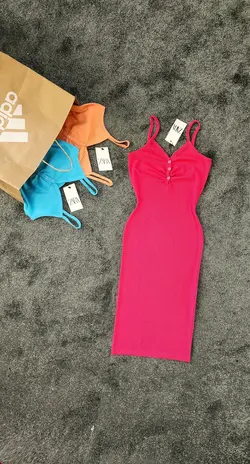 پیراهن سه دکمه ZARA کد 506