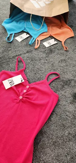 پیراهن سه دکمه ZARA کد 506