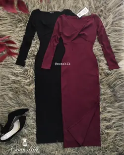 پیراهن آستین بلند ضربدری MISSGUIDED کد 340