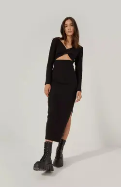 پیراهن آستین بلند ضربدری MISSGUIDED کد 340
