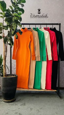 پیراهن یقه اسکی کد 524