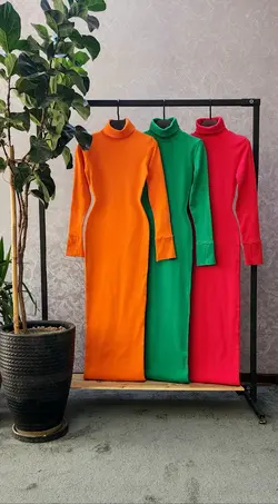 پیراهن یقه اسکی کد 524