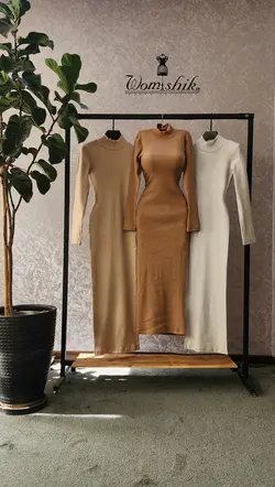 پیراهن یقه ایستاده موهر کد 547