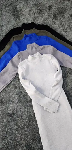 پیراهن یقه ایستاده موهر کد 560