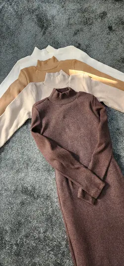 پیراهن یقه ایستاده موهر کد 560