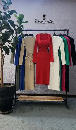 پیراهن پشت بندی آستین بلند کد 540