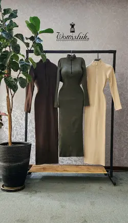 پیراهن زیپ دار موهر کد 564