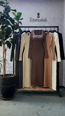 پیراهن یقه مربعی وارداتی کد 585