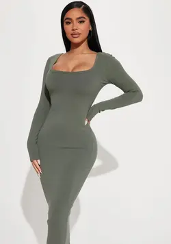 پیراهن یقه مربعی وارداتی کد 585