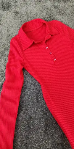 پیراهن چهار دکمه یلدا کد 566