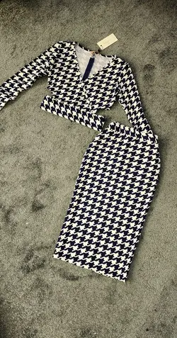 ست پیچازی سرمه ای کد 577