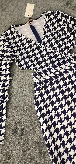 ست پیچازی سرمه ای کد 577