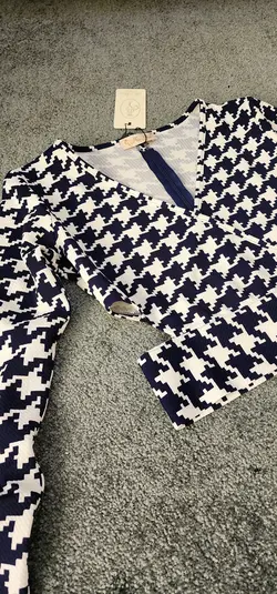 ست پیچازی سرمه ای کد 577