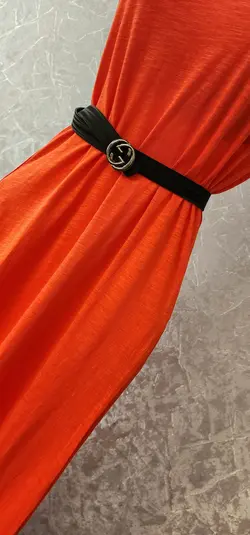 پیراهن وارداتی نارنجی کد 599