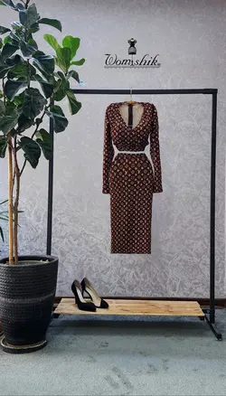 ست LV قهوه ای کد 578