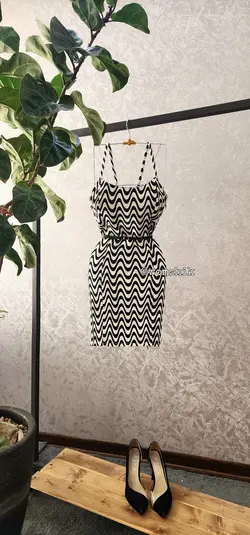 پیراهن موج دار H&amp;M کد 636