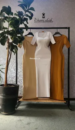 پیراهن یقه دلبری کد 615