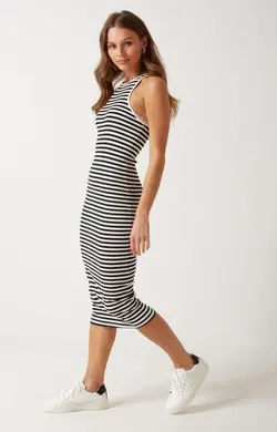 پیراهن راه راه OSTIN کد 647