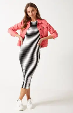 پیراهن راه راه OSTIN کد 647