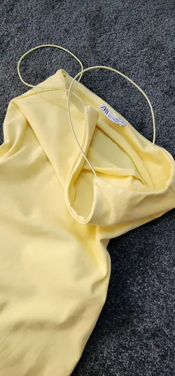 پیراهن کوتاه بند ماکارون ZARA کد 652