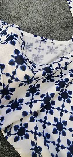 پیراهن ماکسی گل سرمه ای کد 656