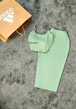 ست کراپ و دامن کارتیه کد 679