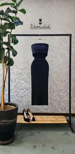 پیراهن یقه پهن برگردون ZARA کد 683