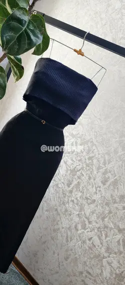 پیراهن یقه پهن برگردون ZARA کد 683