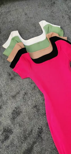 پیراهن خشتی آستین کوتاه کد 661