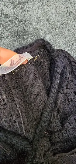 پیراهن خامه دوزی آستین بلند کد 698