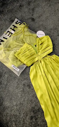 پیراهن BOOHOO SHEIN سبز کد 690