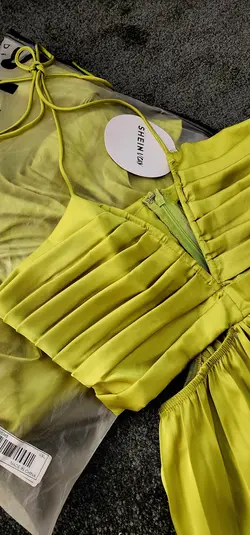 پیراهن BOOHOO SHEIN سبز کد 690