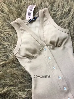پیراهن حلقه ای سینه چین دار / MISSGUIDED کد 187