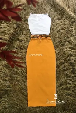 دامن بلند گره ای / NASTY GAL کد 170