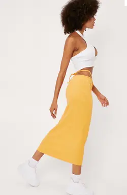 دامن بلند گره ای / NASTY GAL کد 170