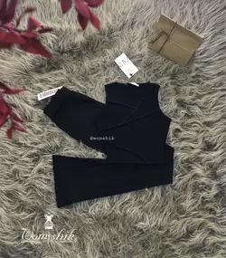 کراپ تاپ دوخت برجسته ZARA کد 236