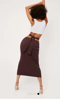 دامن ماکسی حلقه ای وارداتی / NASTY GAL کد 173