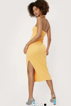 پیراهن پشت گردنی وارداتی / NASTY GAL کد 163