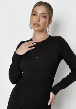 پیراهن ماکسی دکمه مورب / MISSGUIDED کد 148