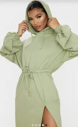 پیراهن کلاهدار وارداتی / MISSGUIDED کد 160